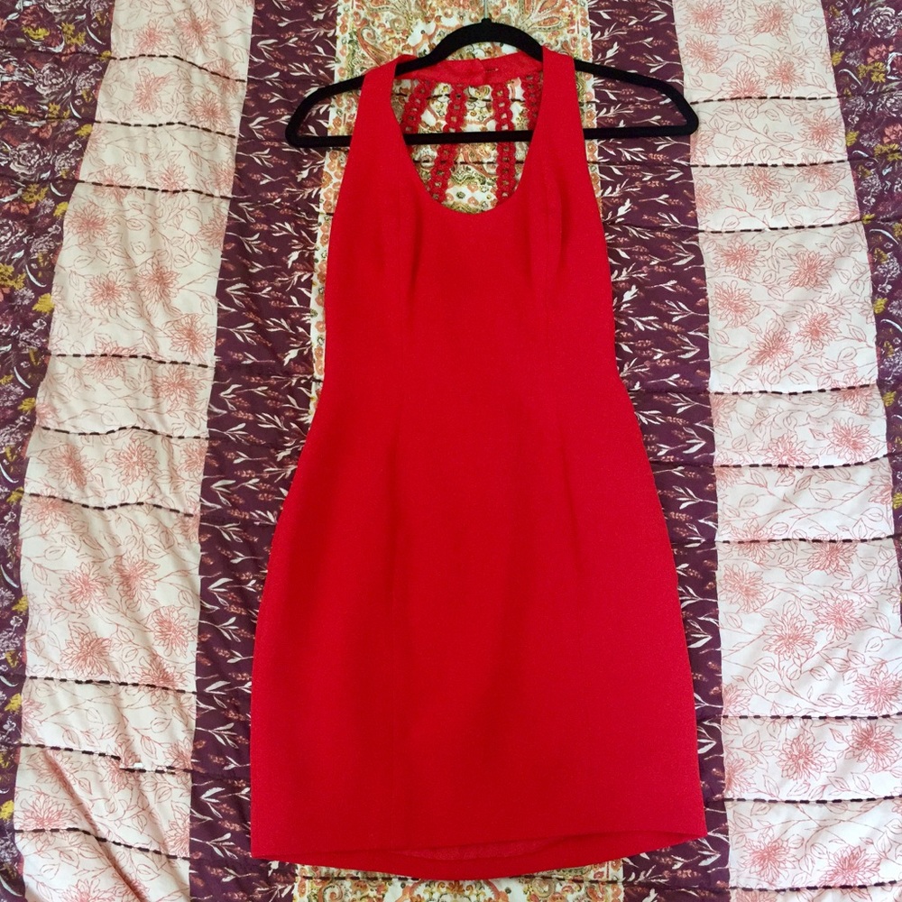 Nicole Miller Bodycon Red Dress